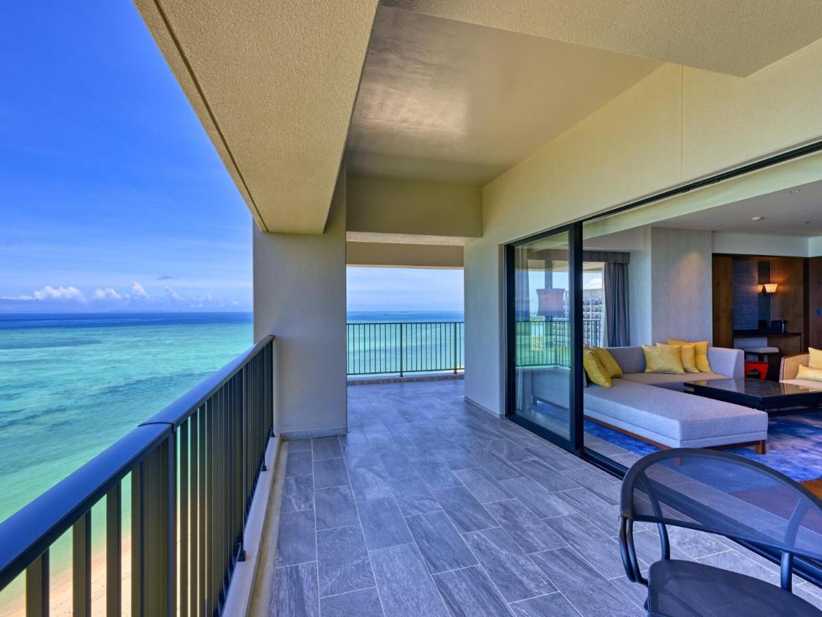 Ryukyu Hotel & Resort Nashiro Beach Itoman Exterior photo A view of the Pacific Ocean from a suite at the Westin Nanuku Resort, Fiji